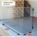 Chine Fabricant 2X1X0.5m soudé Gabion Box (WGB)